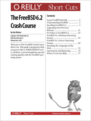 cover image of The FreeBSD 6.2 Crash Course